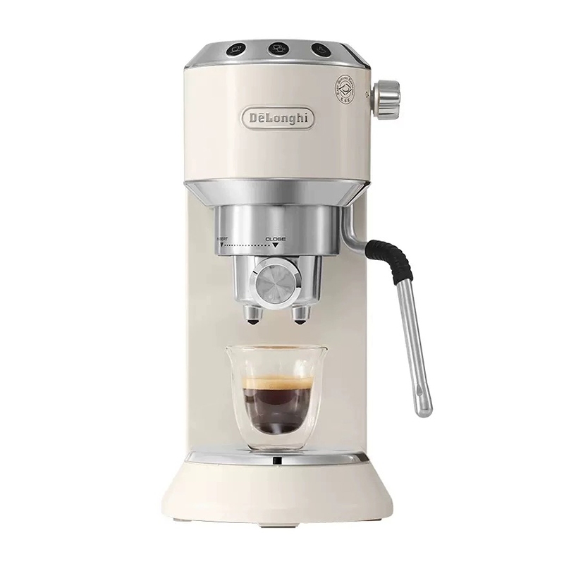 DeLonghi EC885CR เครื่องชงกาแฟบ้านกึ่งอัตโนมัติ,Dedica Arte Espresso Machine,สีครีม