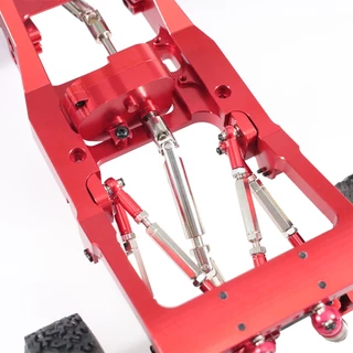 สําหรับ MN 1/12 MN82 MN82S MN82PRO MN82T RC รถด้านหน้าและด้านหลังโลหะสี่ Linkage ชุดอัพเกรดโช้คอัพดึง Rod อะไหล่ที่นั่ง