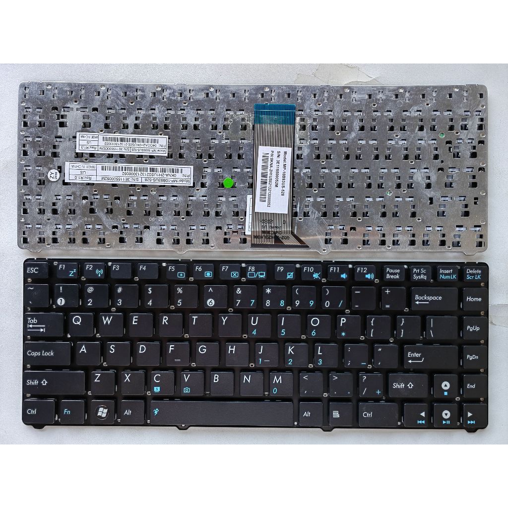 US Layout แป้นพิมพ์แล็ปท็อปสําหรับ Asus EEE PC 1225C 1225B 1215B 1215T 1215N UL20 1201HA U24E ไม่มีจ