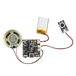 โมดูลเสียง DIY MP3 8MB GC06A อินเทอร์เฟซ Type-C ครบชุดสําหรับกล่องของขวัญเพลงสร้างสรรค์และการ์ดอวยพร