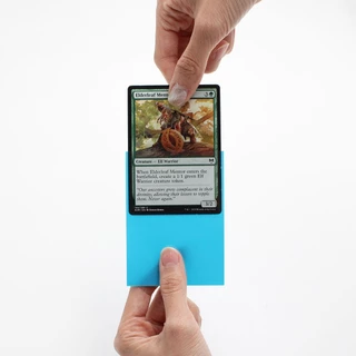 ปลอกการ์ด 66x91 มม. (100 แผ่น) เคลือบด้านหนา | เกมกระดาน Trading Card Protector ฝาครอบกันลื่น