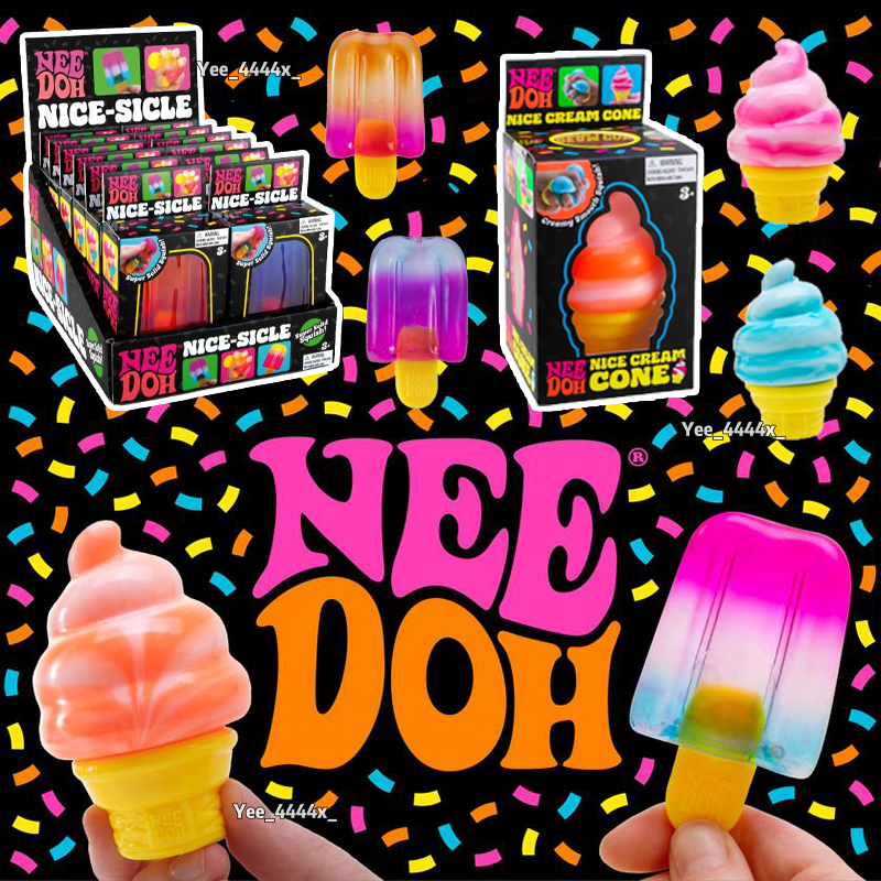NeeDoh Nice-Sicle blind box ตลก Popsicle Fidget Squishy ของเล่นเด็กชายหญิงวัยรุ่นผู้ใหญ่ผู้หญิงผู้ชาย chunnimth