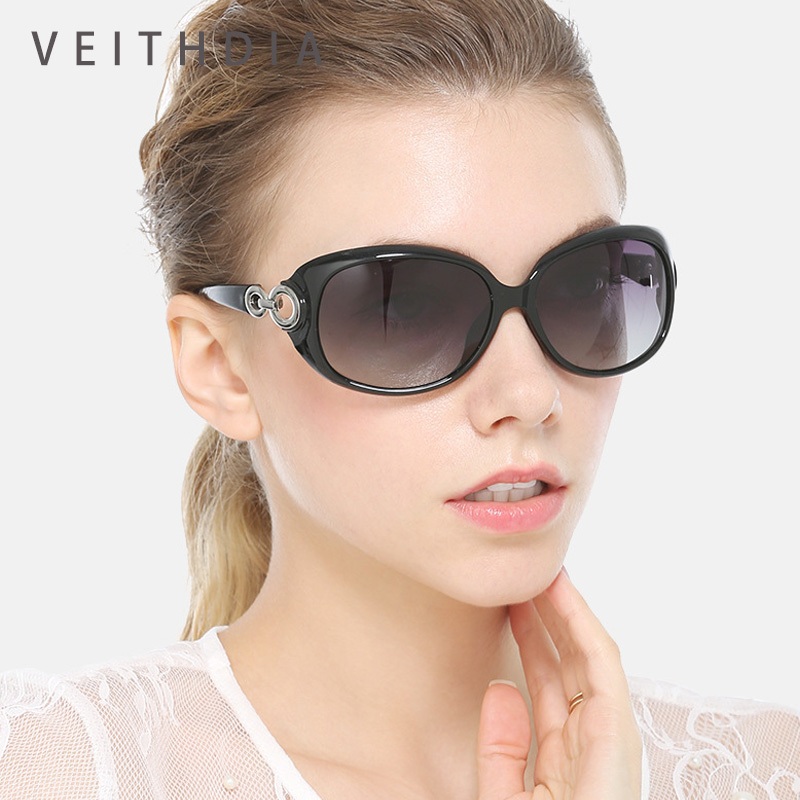 VEITHDIA نظارة شمسية نسائية مستقطبة UV400 — صورة 6