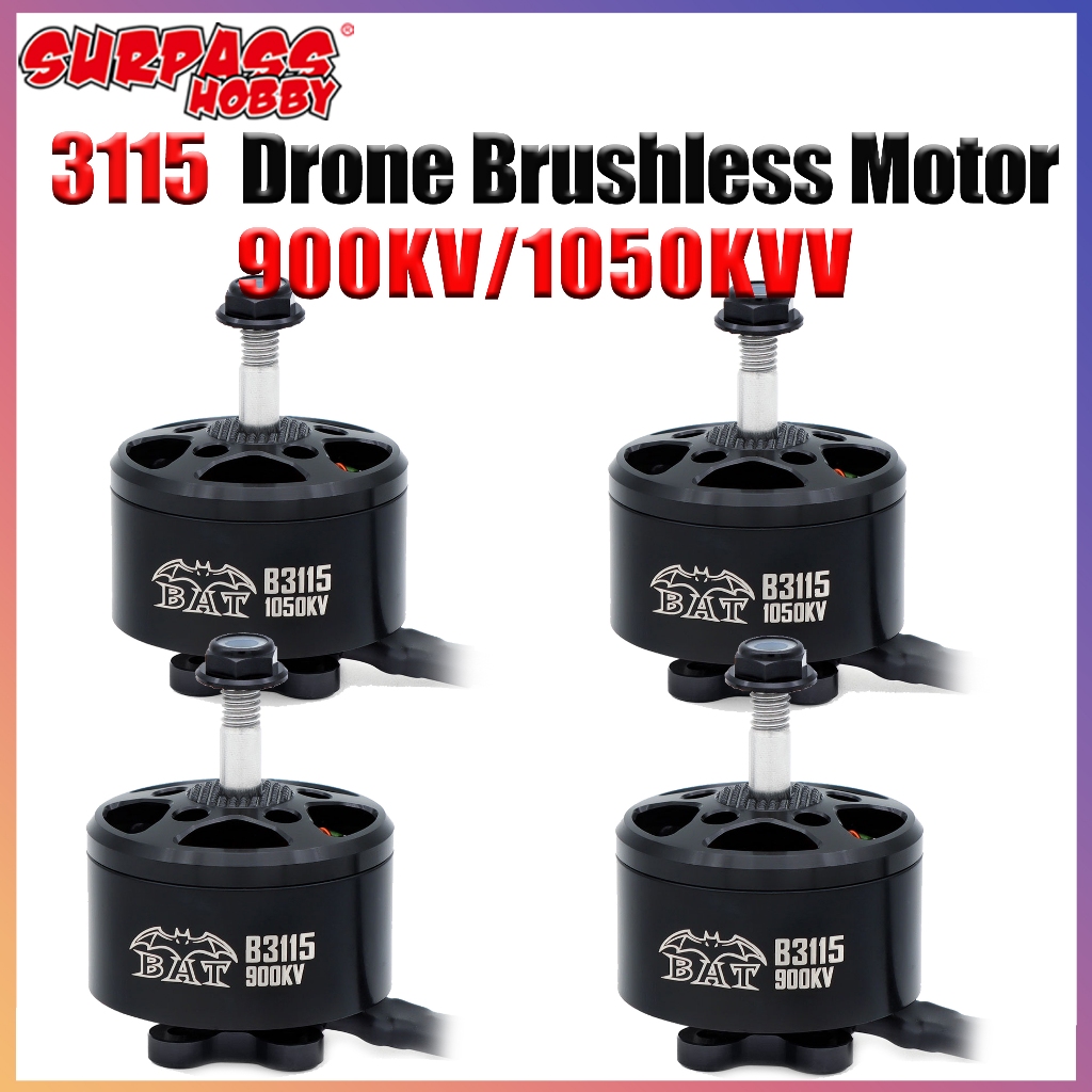 Surpass Hobby 3115 900K/1050KV Outrunner มอเตอร์ไร้แปรงสําหรับ RC FPV Racing Drone Multirotor Mark4 