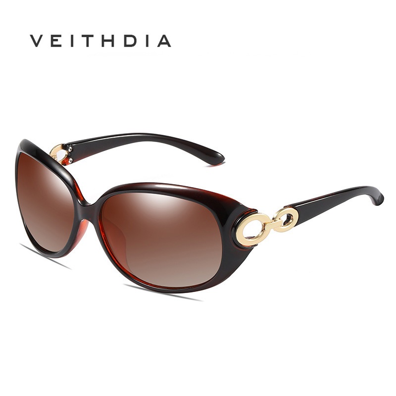 VEITHDIA نظارة شمسية نسائية مستقطبة UV400 — صورة 8