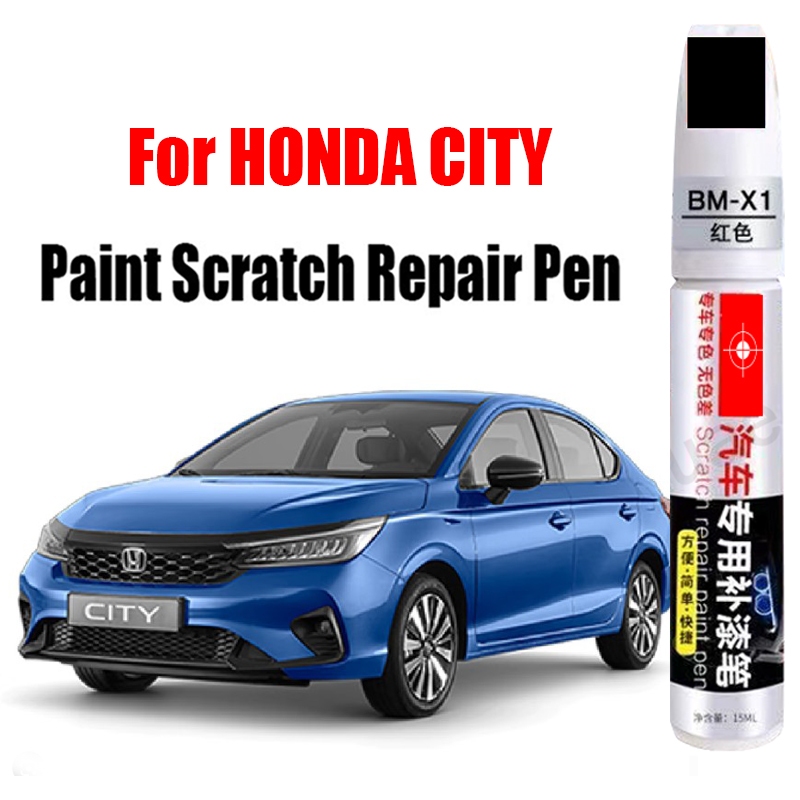 ปากกาซ่อมรอยขีดข่วนสีรถสําหรับ HONDA CITY ยานยนต์ Touch-Up ปากกา Paint Care อุปกรณ์เสริม 补笔