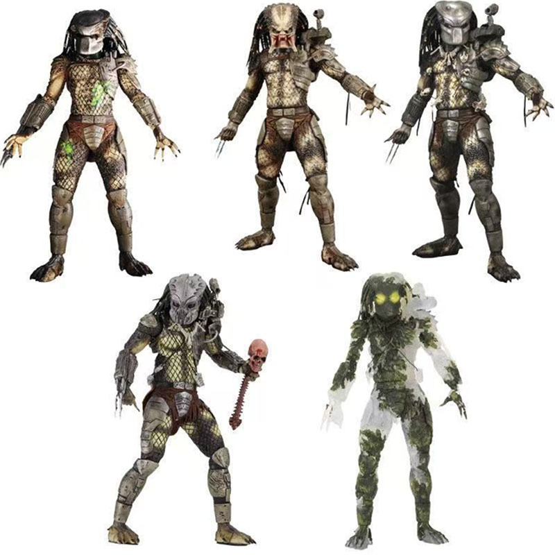 6 สไตล์อะนิเมะ Ko Neca Predator Jungle สกัด Dutch Action Figure ของเล่น Ko Neca Predator คอลเลกชันตัวเลขของเล่น
