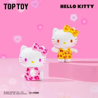 TOPTOY x Hello Kitty ถุงสุ่มมินิฟิกเกอร์ ชุด Summer Rainbow Candy ของเล่นฟิกเกอร์ ของขวัญ 1 ถุง (3 ชิ้น/ชิ้นต่อถุง) 100%ORI