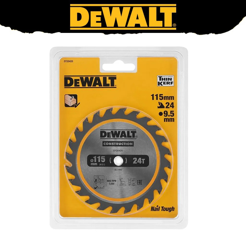 DEWALT DT20420 Circ Saw Blade ไร้สาย Framing 115x9.5 มม. 24T ใบเลื่อยเครื่องมืออุปกรณ์เสริม