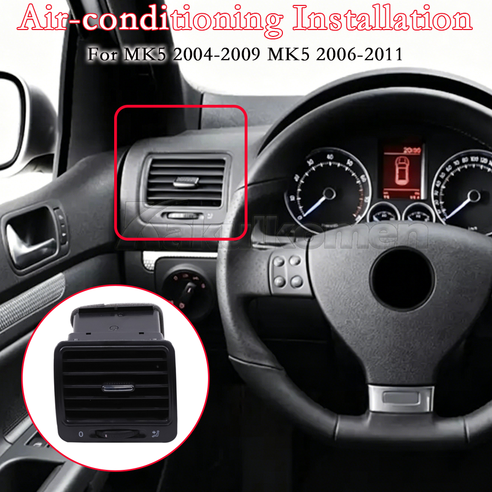 Dashboard Center Air Vent สําหรับ VW GOLF MK5 2004-2009 VW JETTA MK5 2006-2011 VW RABBIT Dashboard C