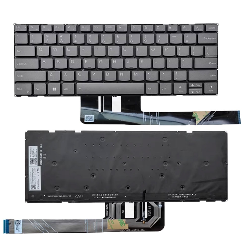 แป้นพิมพ์แล็ปท็อปสําหรับโยคะ Slim7 14APU8 14IMH9 14Q8X9 Pro7/9 14IRP8 2023 US Layout