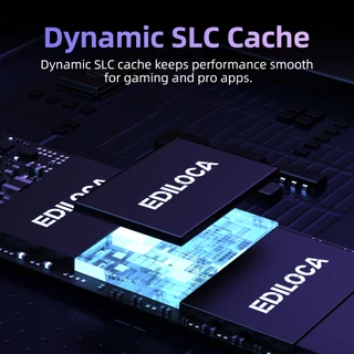 Ediloca EN600Pro NVMe PCIe Gen3x4 M.2 2280 SSD Read 3200MB/s Write 1750MB/s สำหรับ Laptop และ PC 250GB 256GB 512GB 1TB 2TB