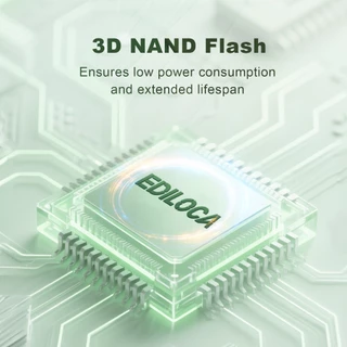 EDILOCA EN680E PCIe 3.0 x4 M.2 2280 SSD ภายใน ความเร็วอ่าน 2150MB/s ความเร็วเขียน 1850MB/s พร้อม SLC Cache