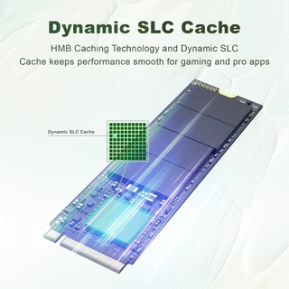 EDILOCA EN680E PCIe 3.0 x4 M.2 2280 SSD ภายใน ความเร็วอ่าน 2150MB/s ความเร็วเขียน 1850MB/s พร้อม SLC Cache