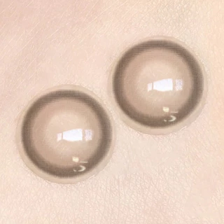 【FDA】UYAAI คอนแทคเลนส์ ซีรี่ส์ Snow Ball14.5MM size L Brown Contact Lens 1 เดือน Gray คอนแทค คอนเทคเลนส์สายตาสั้น