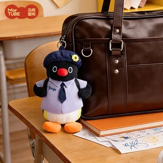 MarTUBE Pingu School Uniform Plush Bag Charm Keychain พวงกุญแจตุ๊กตาชุดนักเรียน ตุ๊กตาห้อยกระเป๋า