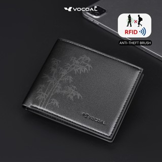 VOCOAL แฟชั่นกระเป๋าสตางค์สั้น Anti Theft แปรง Retro กระเป๋า…