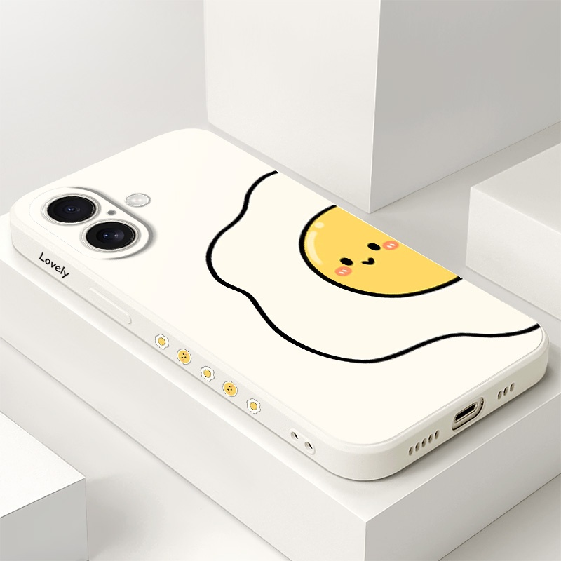 มะเขือเทศและไข่เคสโทรศัพท์สําหรับiPhone 17 Air 16 Plus 17E 16E Pro Max 4G 5Gแฟชั่น