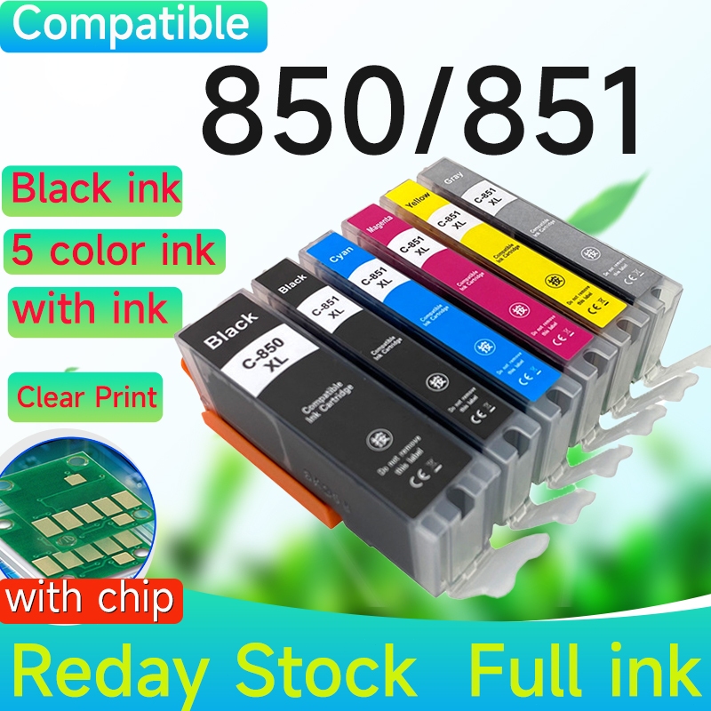 ใช้งานร่วมกับ PGI-850 CLI-851 สําหรับ Canon IX6780 MG7580 IP7180 MG5580 ตลับหมึก MX928 IX6700