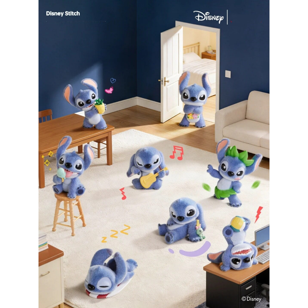 Disney Stitch By Your Side Series Blind Box Toy Collection Mystery Box Random