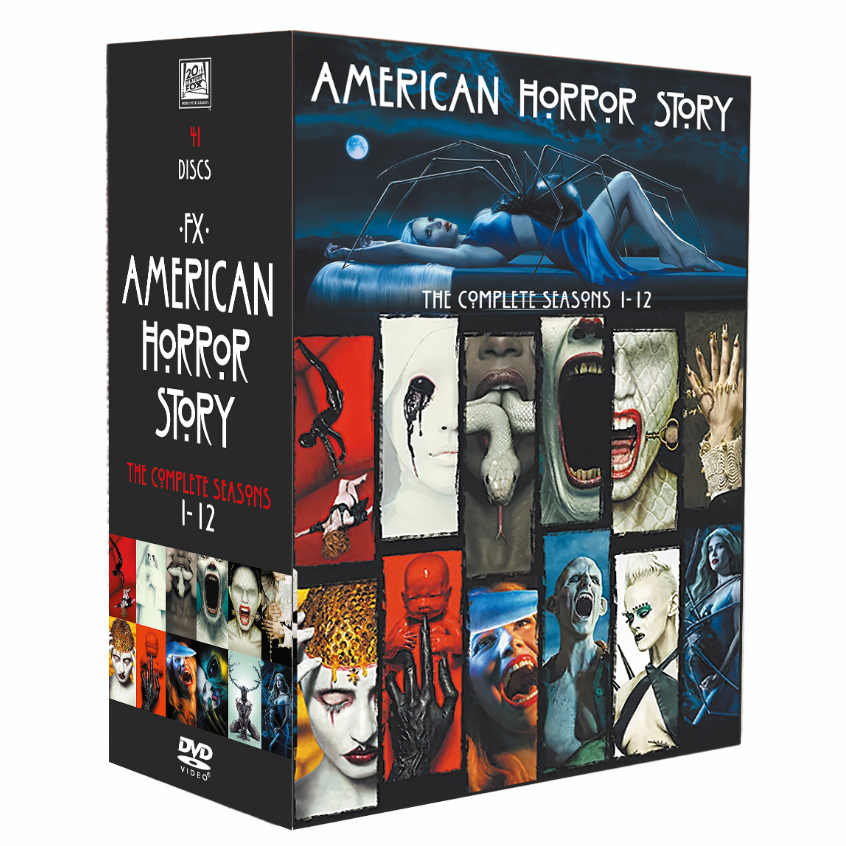 American Horror Story DVD Seasons 1-12 เวอร์ชั่นครบชุด Original HD ละครอเมริกัน 41DVD ชุดคําบรรยายเส