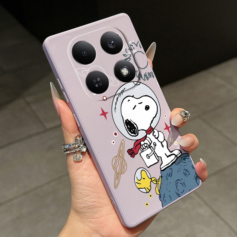 Redmi Note 15 Pro+ 5G note15 Pro Case เคส Snoopy น่ารักปกอ่อน Anti Drop ฝาครอบของเหลวกันกระแทก