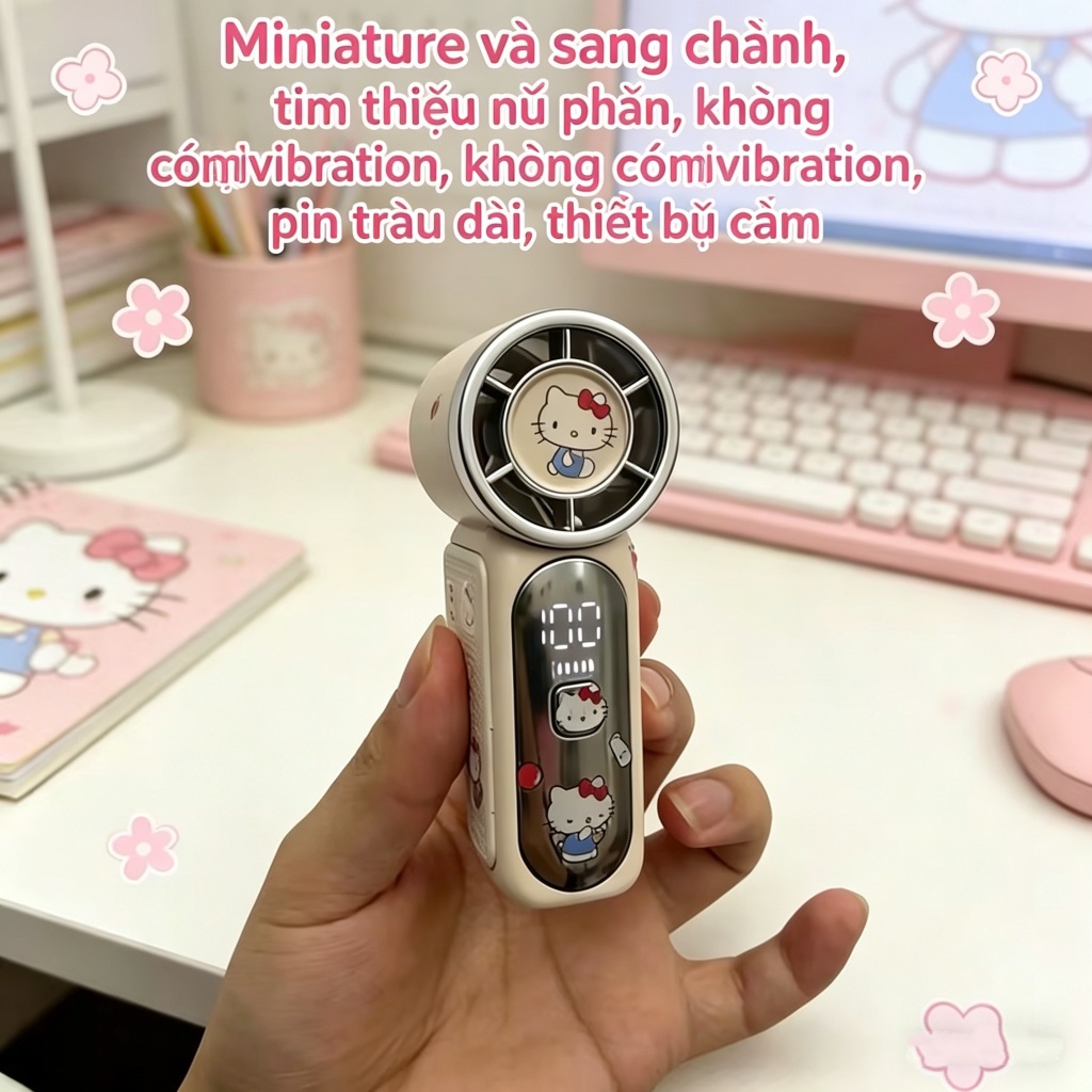 M11 พัดลมมือถือ 120 เกียร์ความเร็วสูง USB ชาร์จพัดลมไร้ใบพัดฤดูร้อน