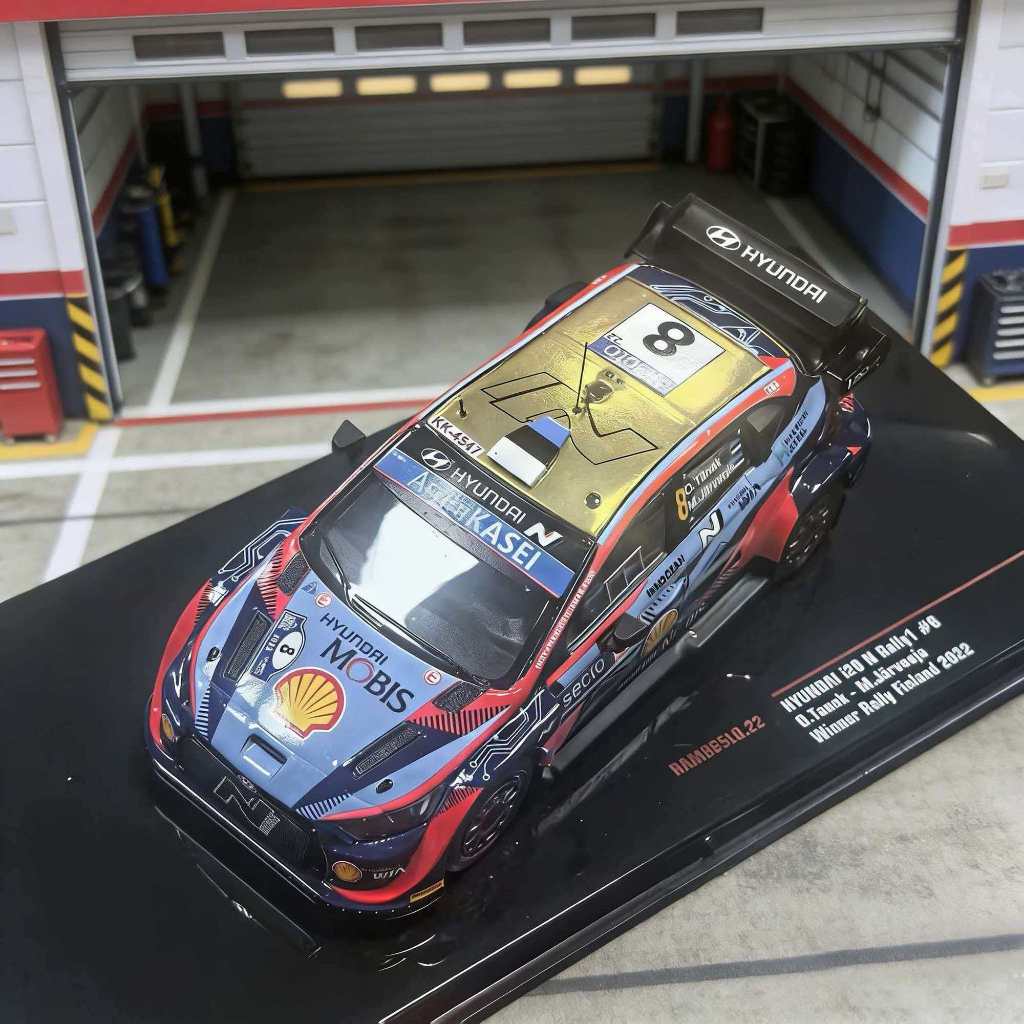 IXO 1: 43 Hyundai i20 N Rally1 2022 WRC Monte Carlo Rally No. 8