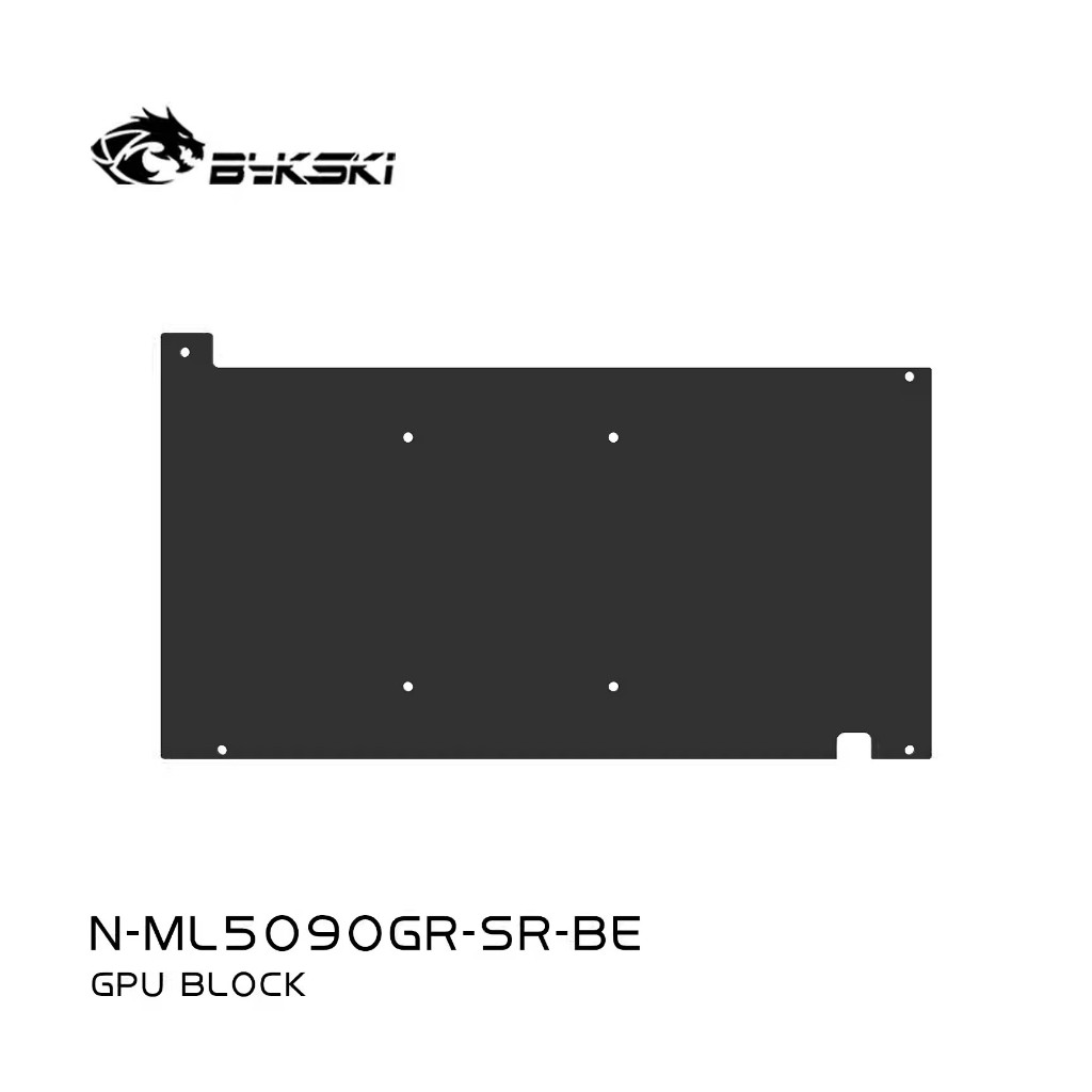 Bykski N-ML5090GR-SR Full Metal GPU Water Block ใช้งานร่วมกับ Manli RTX 5090 DOC และ ZOTAC RTX 5090 