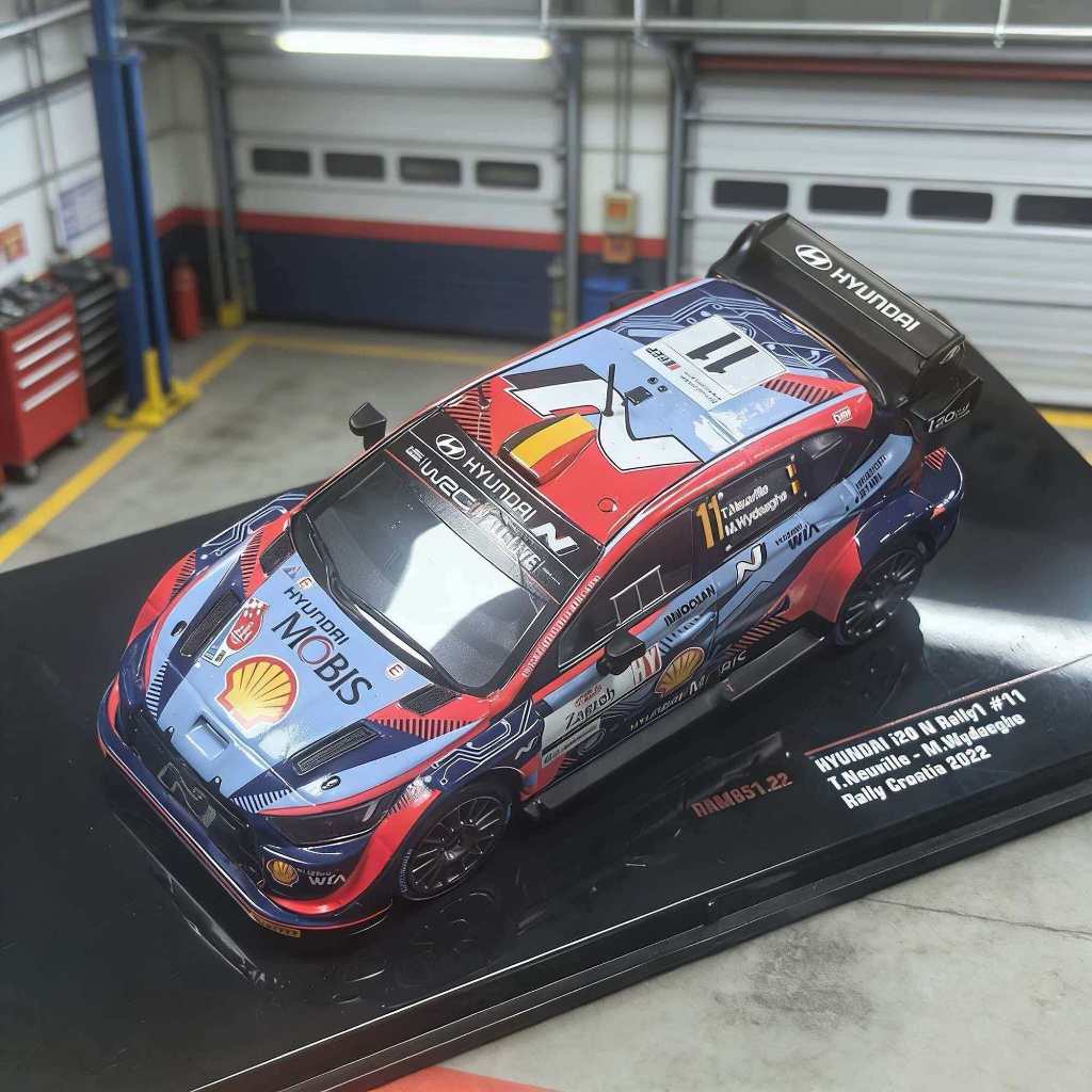 IXO 1: 43 Hyundai i20 N Rally1 2022 WRC Monte Carlo Rally No. 11