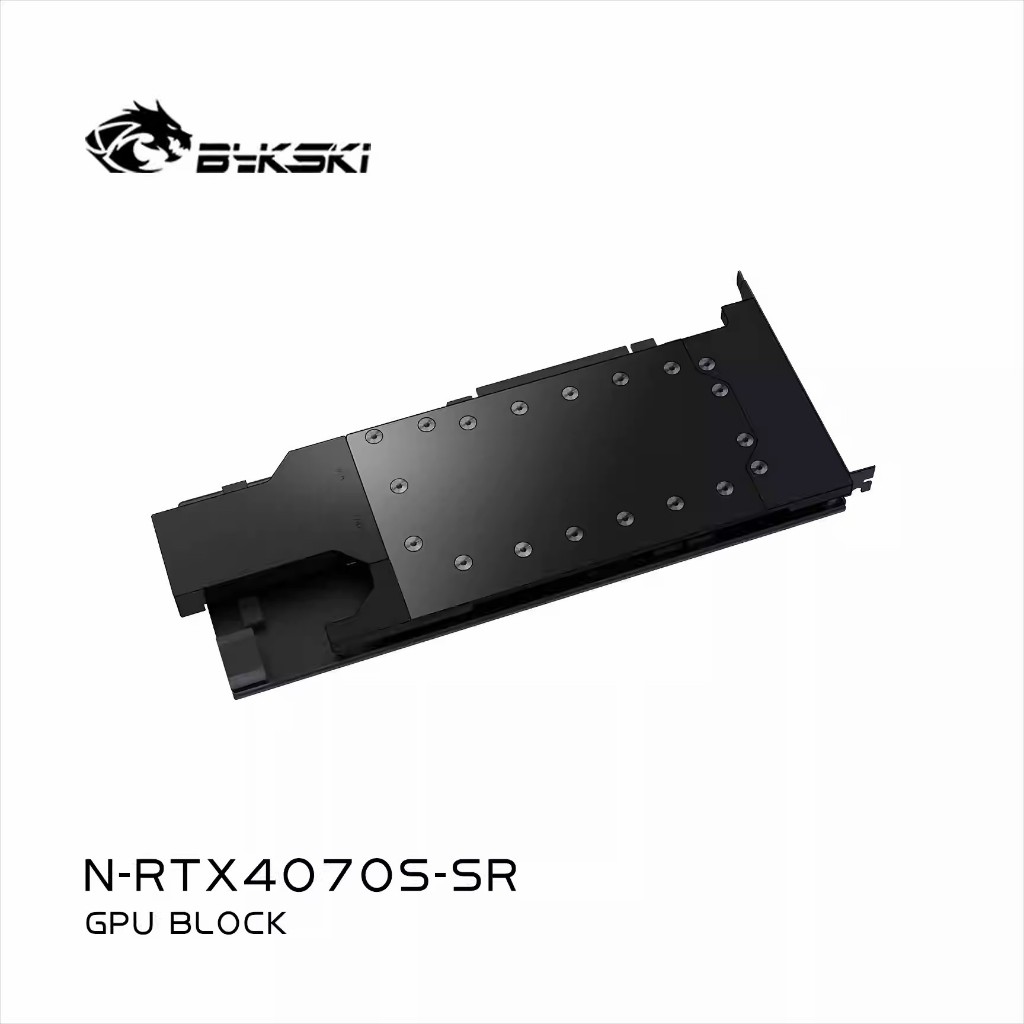 Bykski N-RTX4070S-SR Full Metal GPU Water Block เข้ากันได้กับ NVIDIA RTX 4070 Super