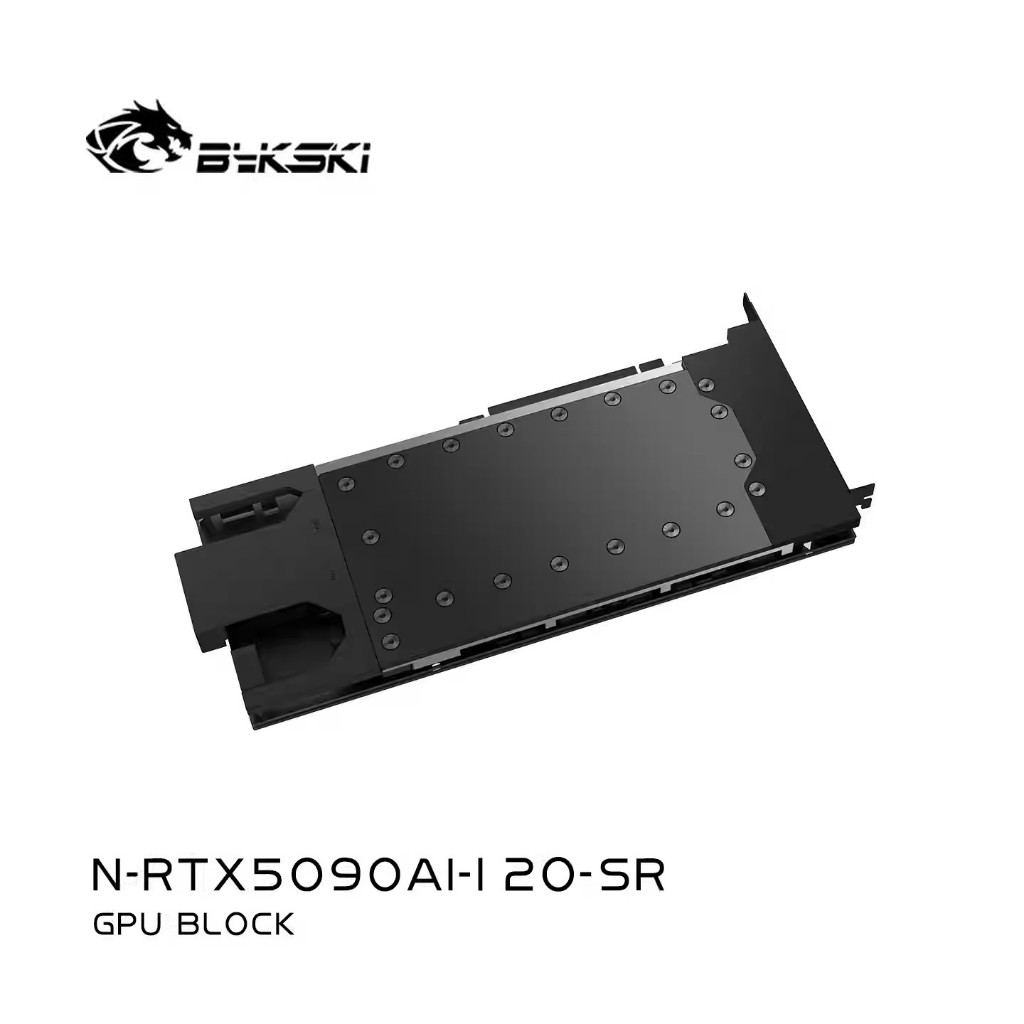 Bykski N-RTX5090AI-120-SR Full Metal GPU Water Block, ใช้งานร่วมกับ RTX 5090 AI 32G Blower/Turbo Edi