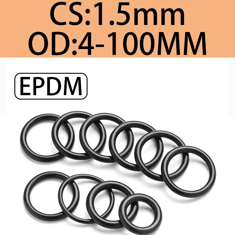 โอริง O-Ring EPDM อุปกรณ์ปิดผนึก Sanyuan EPDM ยาง O-แหวนซีล Daquan OD4-100 มม. * CS1.5 มม.