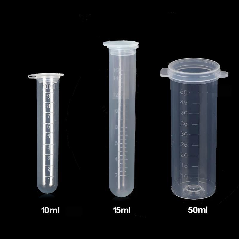 Centrifugal Test Tube 10ml/15ml/50ml Snap Cap รอบด้านล่าง Centrifuge หลอด Vial ตัวอย่างคอนเทนเนอร์หลอดตัวอย่างโรงเรียนห้องปฏิบัติการอุปกรณ์