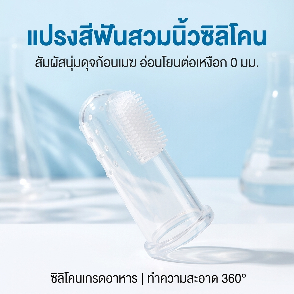 สัตว์เลี้ยงซิลิโคนนิ้วแปรงสีฟันลูกสุนัขแมวฟันสุขอนามัยทําความสะอาดเครื่องมือนุ่มสะดวกปฏิบัติ