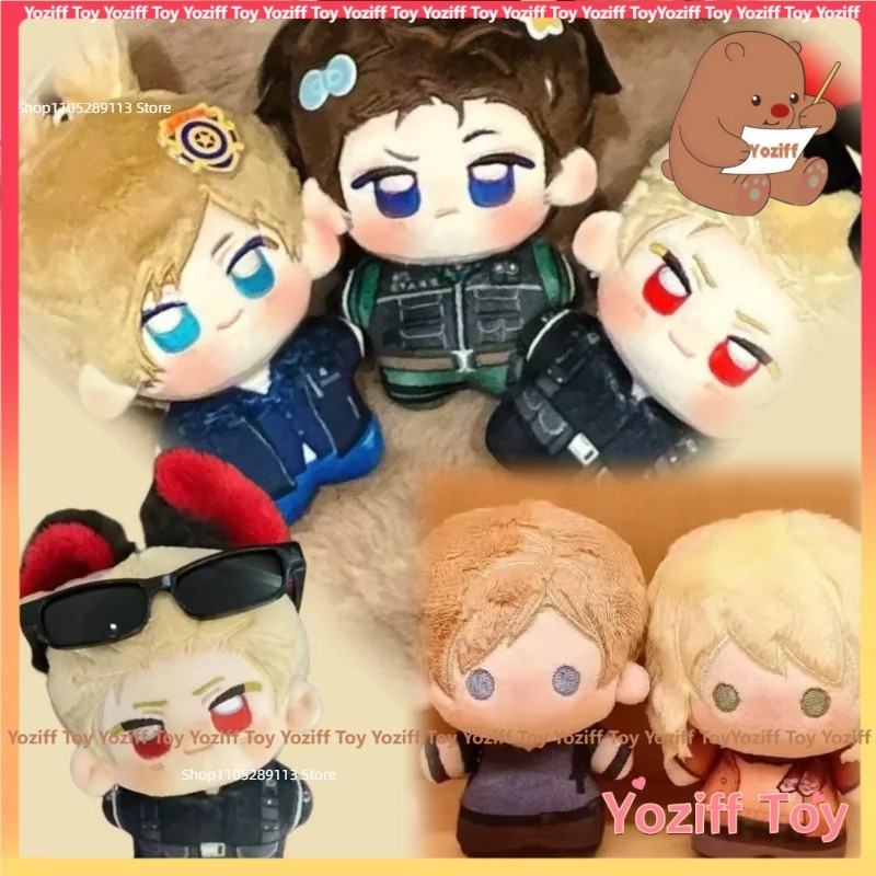 ใหม่! Resident Evil Leon Scott 10cm, Mini Kennedy Chris Redfield Albert Wesker ตุ๊กตาอะนิเมะของเล่นสําหรับของขวัญเด็ก