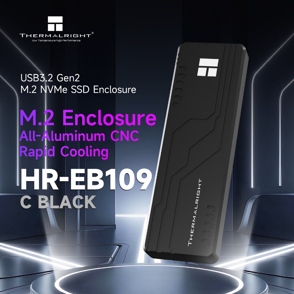 Thermalright m.2 Dual NVME SATA SSD รองรับ SSD 8TB (HB109)