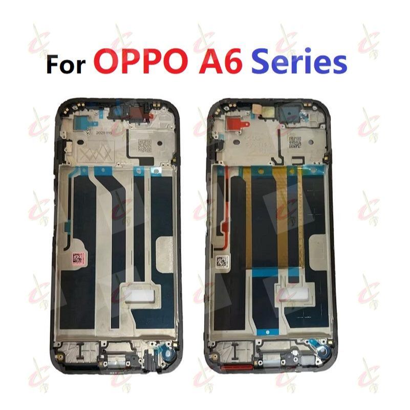 กรอบหน้า LCD สําหรับ OPPO A6X A6T Pro 4G 5G A6S A6 5G CPH2847 CPH2853 CPH2819 CPH2783 CPH2831 CPH2849