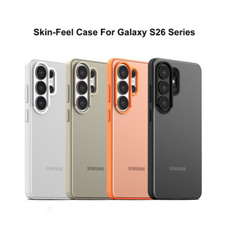 SAMSUNG Frosted Translucent Skin-Feelเคสโทรศัพท์สําหรับSamsung Galaxy S26 Ultra S26 + กรอบซิลิโคนป้องกันการลื่นไถลฝาครอบ