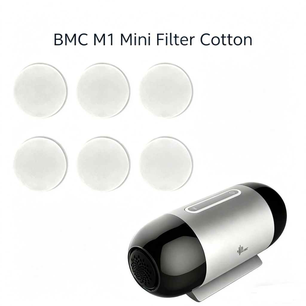 10 ชิ้นBMC Auto CPAP Filter Cotton สําหรับ BMC M1 Mini CPAP เครื่อง
