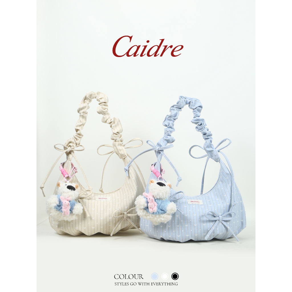 Caidre Girl حقيبة كتف بفيونكة — صورة 3