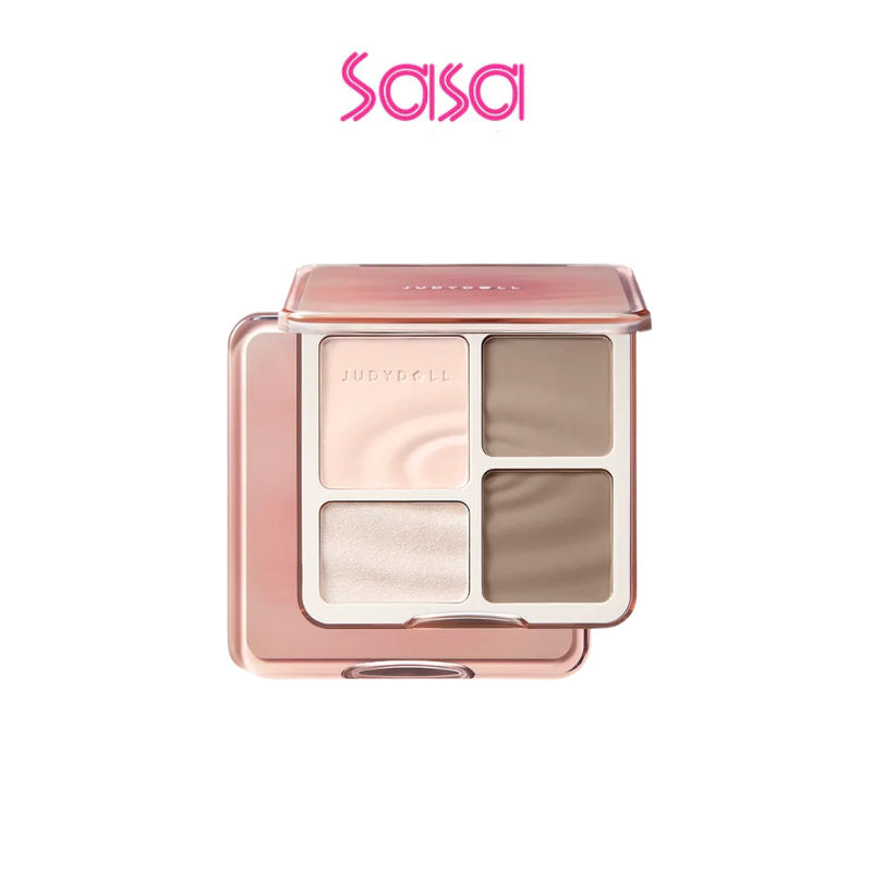 JUDYDOLL Highlight & Contour Palette Natural Long-lasting Waterproof (9g)