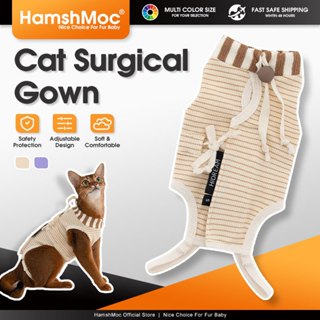 HamshMoc ปรับแมว Recovery ชุด Anti-Licking ลูกแมวลูกสุนัขเสื…