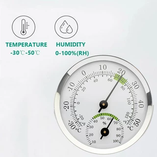 คิปรัน 2 ใน1 มินิเทอร์โมมิเตอร์และไฮโกรมิเตอร์,ความแม่นยําสูงไฮโกรมิเตอร์,ติดผนังกลอนาล็อกวัดอุณหภูมิเครื่องวัดความชื้น,ไม่ใช