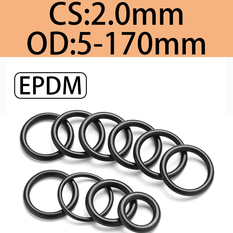 โอริง O-Ring EPDM ซีลแหวน Sanyuan Epropylene ยางโอริงซีล Daquan OD5-170 * CS2mm