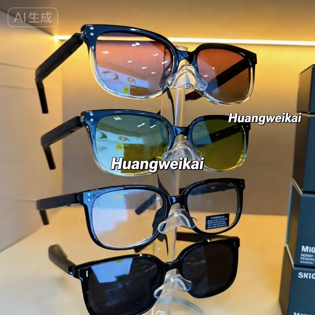 ล่าสุด 2026 M01 pro สมาร์ท Al แว่นตาบลูทูธแว่นตา HD Call Voice Assistant Anti Blue-Light แว่นตากันแด