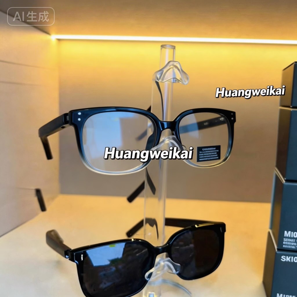 ล่าสุด 2026 M01 pro สมาร์ท Al แว่นตาบลูทูธแว่นตา HD Call Voice Assistant Anti Blue-Light แว่นตากันแด