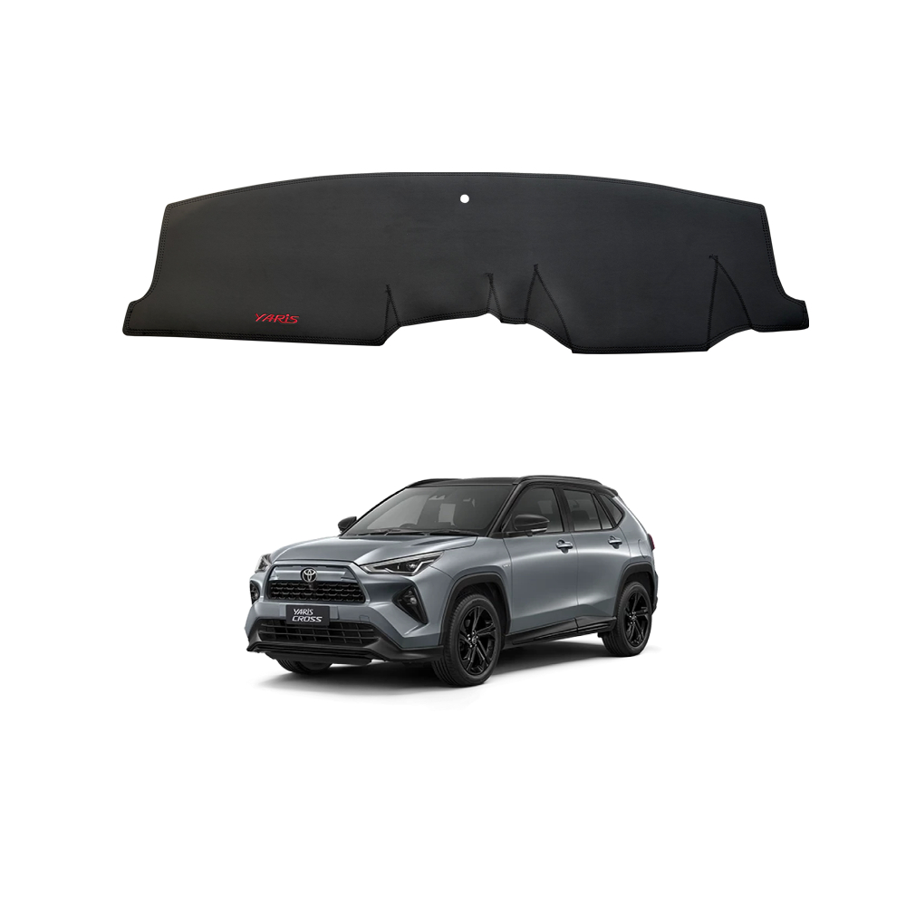 สําหรับ Toyota Yaris Cross2024 2025 2026 HEV คอนโซลกลางแผ่นบังแดด – หนังไมโครไฟเบอร์ระดับพรีเมียม, กันลื่นและทนความร้อน
