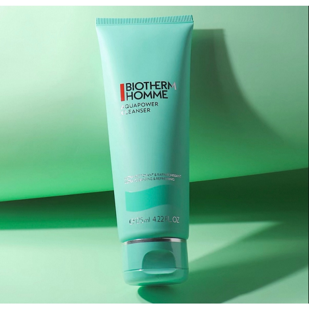 จาก-Biotherm Homme aquapower Refreshing Cleanser 125ML