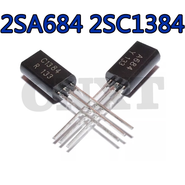 20 ~ 100PCS A684 PNP C1384 NPN 2SA684 2SC1384 Low Power Triode Triod คู่หลอด